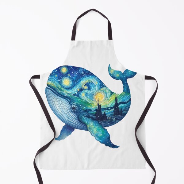 Item preview, Whale Ocean Animals, Van Gogh Animals - Sticker designed and sold by ryanapples2.