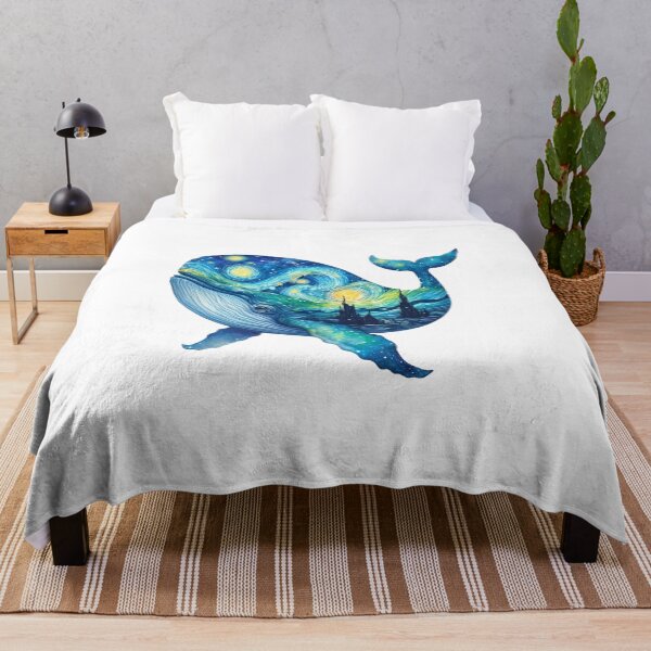 Item preview, Whale Ocean Animals, Van Gogh Animals - Sticker designed and sold by ryanapples2.