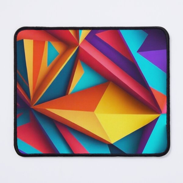 Item preview, Colorful Abstract Geometric Pattern | Orange & Yellow designed and sold by PinkGoddessLove.