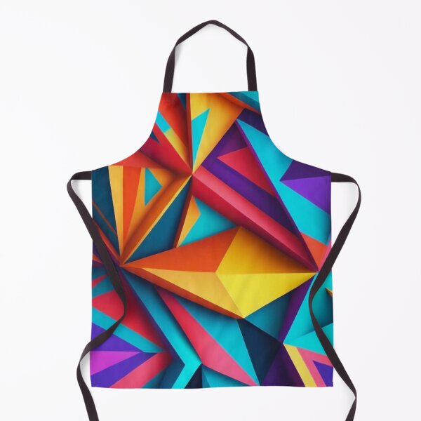 Item preview, Colorful Abstract Geometric Pattern | Orange & Yellow designed and sold by PinkGoddessLove.