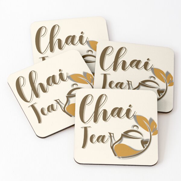 Item preview, Transform Your Tea Time: Exquisite Chai Tea-Themed Tees, Mugs, and Coasters Collection designed and sold by Inkbourne Studio.