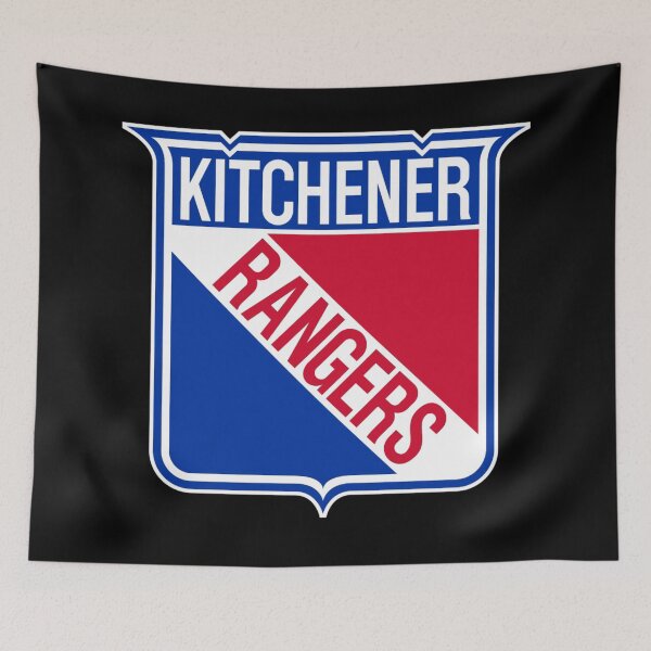 Item preview, Kitchener hockey Rangers with black background designed and sold by KandLDesigns9226.