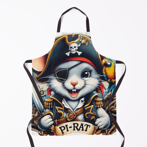 Item preview, Pirate Mouse with Parrot and Eye Patch designed and sold by Lilac32.