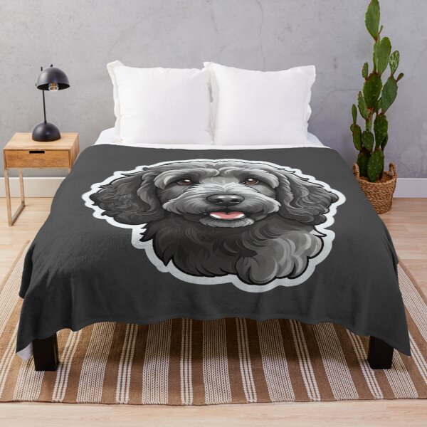 Item preview, Black Golden Doodle designed and sold by pixelpeakART.