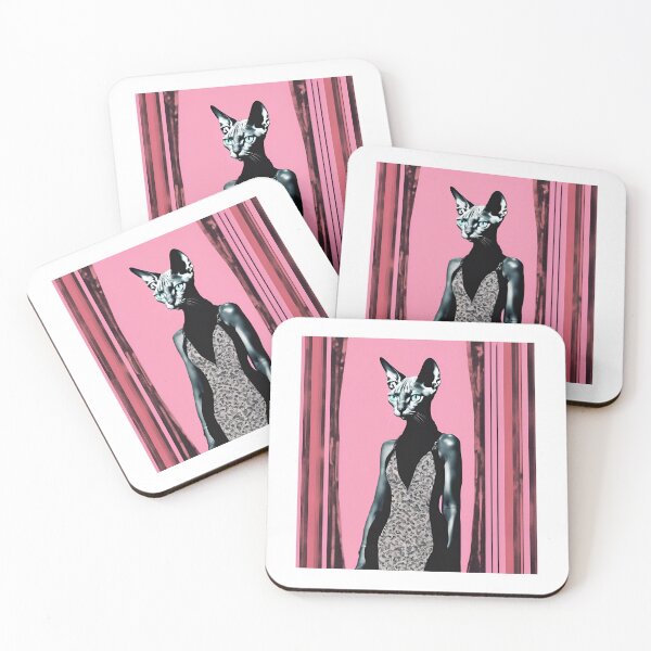 Item preview, Quirky Cat Artwork - Unique Feline Fashion Print designed and sold by MiszungART.