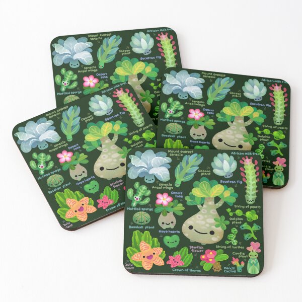 Item preview, Baby succulent 4 - dark designed and sold by pikaole.