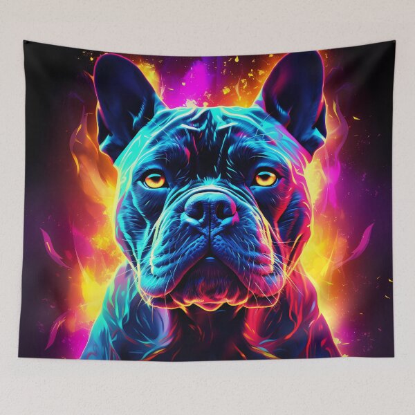 Item preview, "Neon Bully Dog - Spaced Out HD" designed and sold by Art-Vortex-fr.