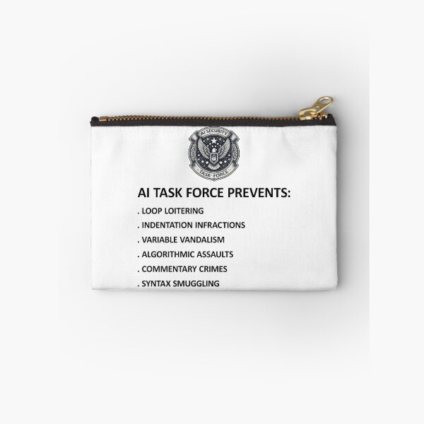 Item preview, AI Security Task Force Prevents Funny Stuff designed and sold by SportsT-Shirts.