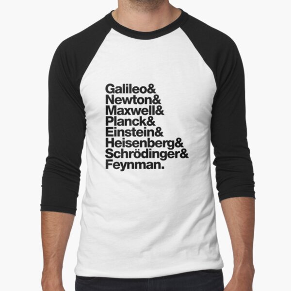 Item preview, The Physicists List (dark type) designed and sold by Top Quark Design.
