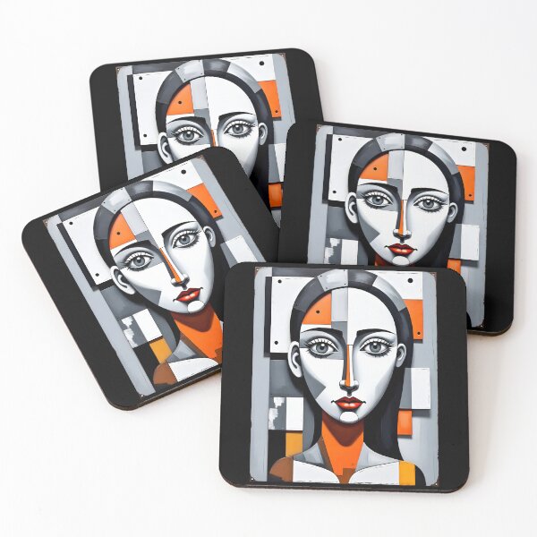 Item preview, Abstract Portrait Of A Woman's Face designed and sold by Adelberton.