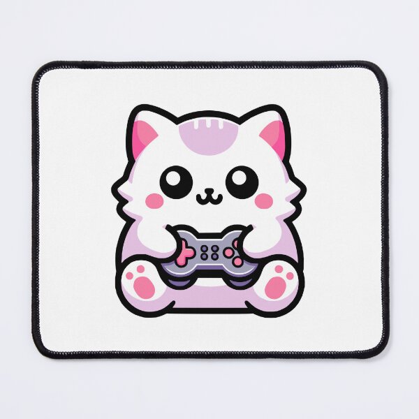 Item preview, Kawaii Gamer Cat designed and sold by PMCreative.
