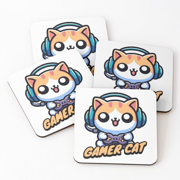 Item preview, Cute Gamer Cat designed and sold by PMCreative.