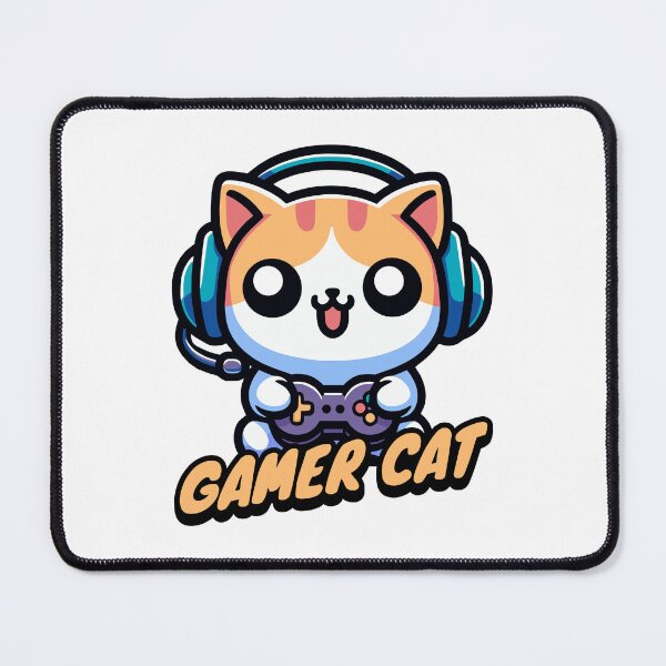 Item preview, Cute Gamer Cat designed and sold by PMCreative.