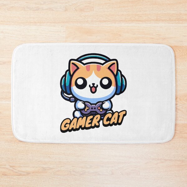 Item preview, Cute Gamer Cat designed and sold by PMCreative.