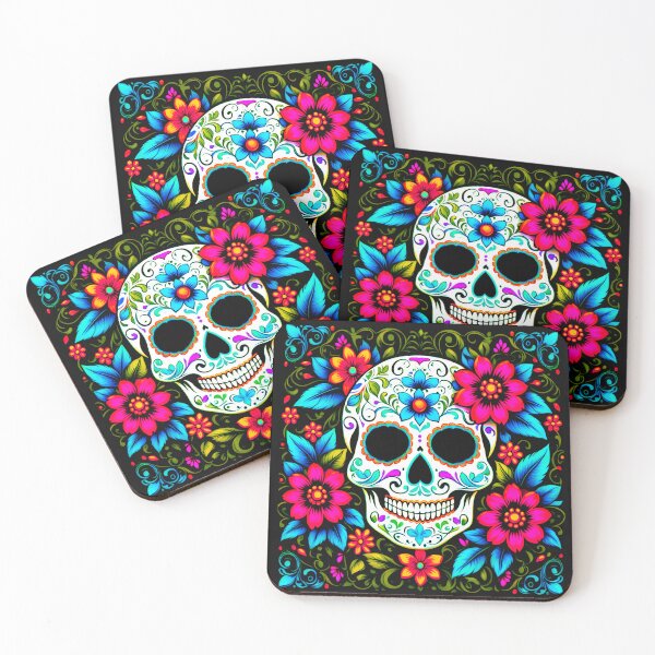 Item preview, Festive Floral Sugar Skull designed and sold by Ronny-Owiso.