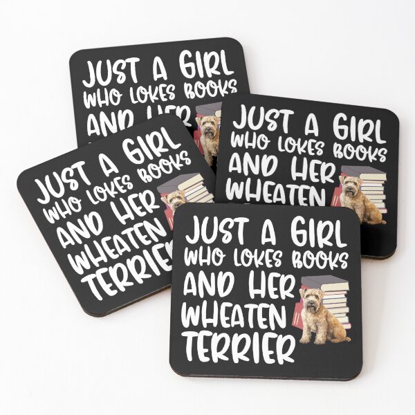 Item preview, Just A Girl Who Loves Books And Her Wheaten Terrier designed and sold by TheAnimalZ00.