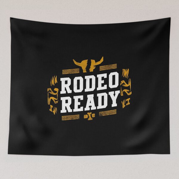 Item preview, Rodeo Ready vintage cowboy designs designed and sold by Redjakkal.
