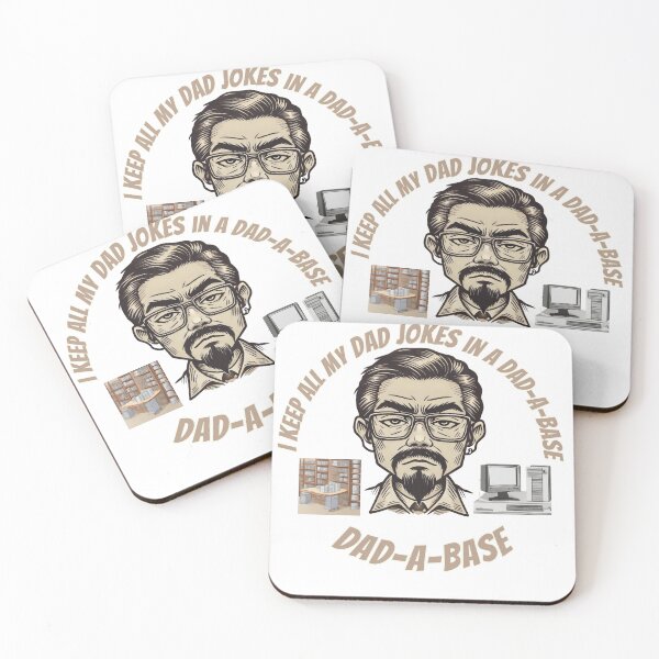 Item preview, I Keep All My Dad Jokes in a Dad-a-Base - Funny Dad Joke Design designed and sold by KriticalDesigns.