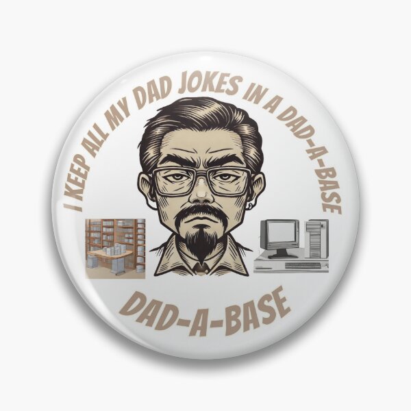 Artikelvorschau, Ich bewahre alle meine Papa-Witze in einer Dad-a-Base auf – Lustiges Papa-Witz-Design entworfen und verkauft von KriticalDesigns.