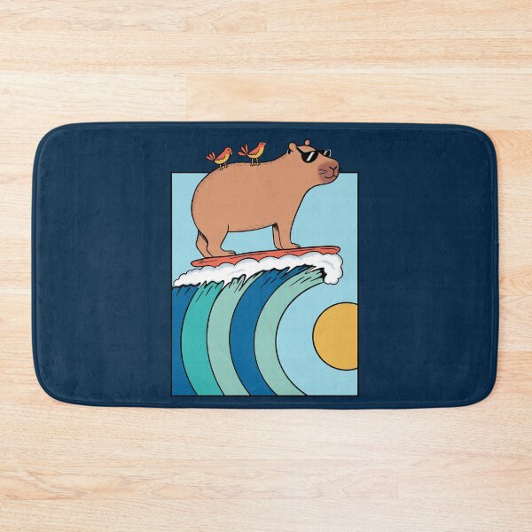 Item preview, Capybara Surfing designed and sold by coffeeman.