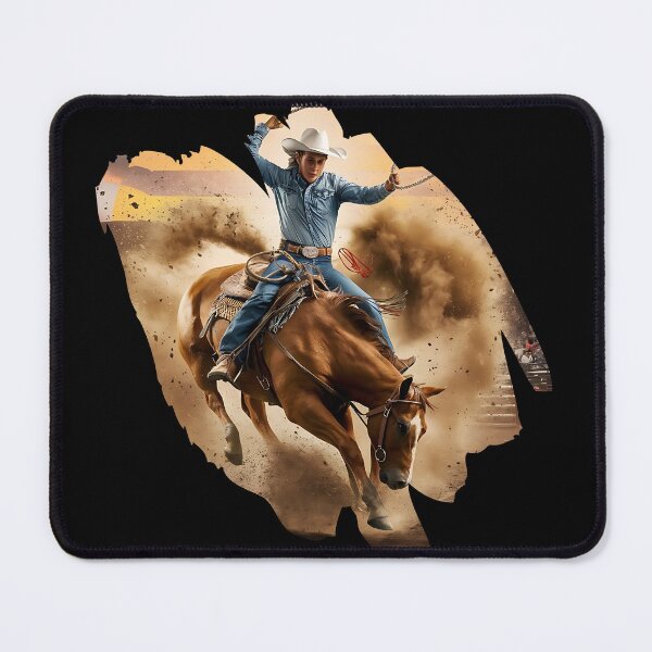Item preview, Rodeo Ready vintage cowboy designs designed and sold by Redjakkal.