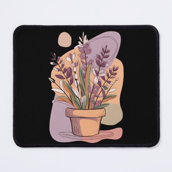 Item preview, Unique Flower Pot With Abstract Illustration designed and sold by ILOVEART247.
