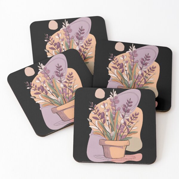 Item preview, Unique Flower Pot With Abstract Illustration designed and sold by ILOVEART247.