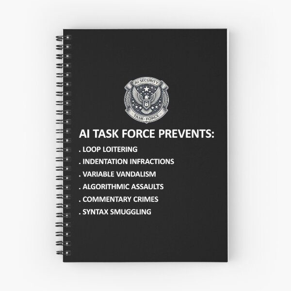 Item preview, AI Security Task Force Prevents Funny Stuff designed and sold by SportsT-Shirts.
