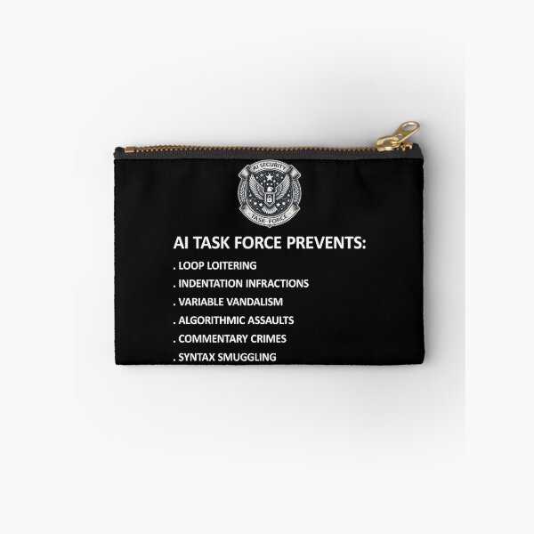 Item preview, AI Security Task Force Prevents Funny Stuff designed and sold by SportsT-Shirts.