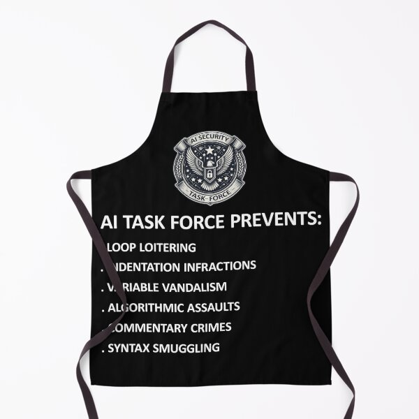 Item preview, AI Security Task Force Prevents Funny Stuff designed and sold by SportsT-Shirts.