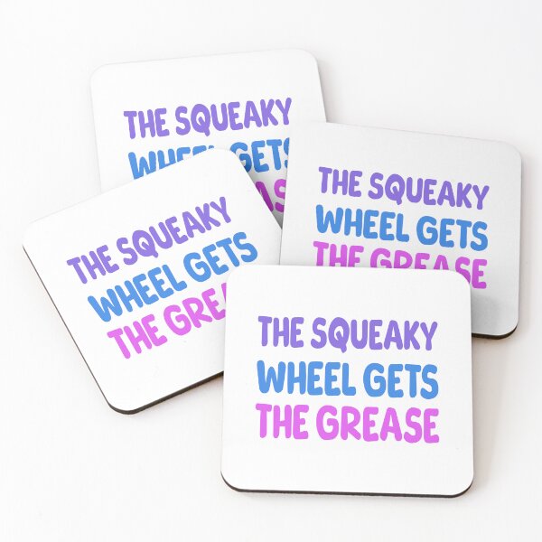 Item preview, The Squeaky Wheel Gets The Grease Colorful designed and sold by PMCreative.