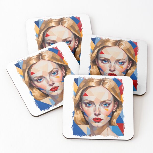 Item preview, Abstract Portrait Of A Woman's Face designed and sold by Adelberton.