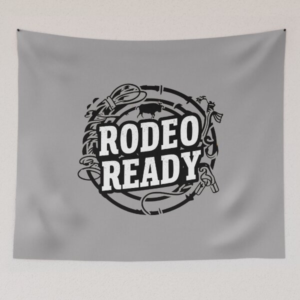 Item preview, Rodeo Ready vintage cowboy designs designed and sold by Redjakkal.
