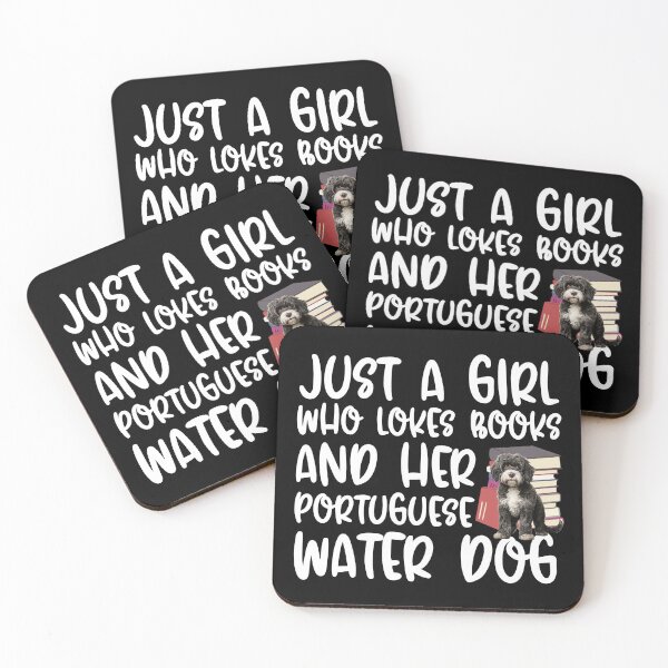 Item preview, Just A Girl Who Loves Books And Her Portuguese Water Dog designed and sold by TheAnimalZ00.