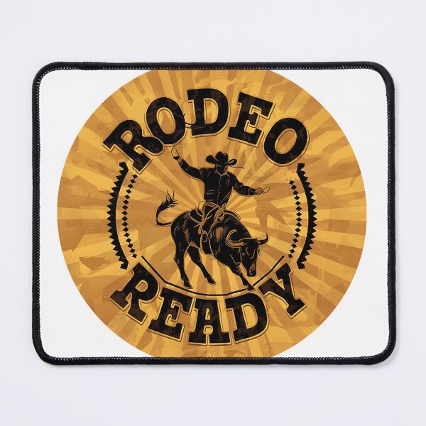 Item preview, Rodeo Ready vintage cowboy designs designed and sold by Redjakkal.