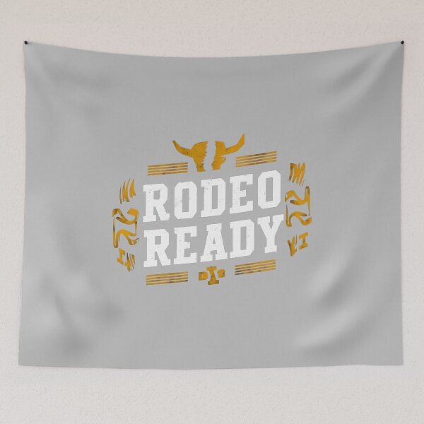 Item preview, Rodeo Ready vintage cowboy designs designed and sold by Redjakkal.