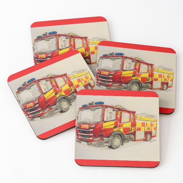 Item preview, New Norfolk Fire truck  designed and sold by Truck drawing art.