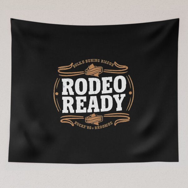 Item preview, Rodeo Ready vintage cowboy designs designed and sold by Redjakkal.