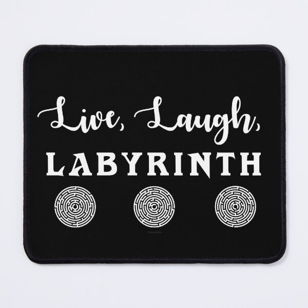 Item preview, Live, Laugh, Labyrinth 3 mazes designed and sold by Logo-A-GoGo.
