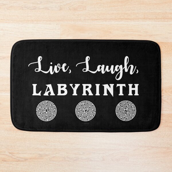Item preview, Live, Laugh, Labyrinth 3 mazes designed and sold by Logo-A-GoGo.