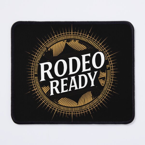Item preview, Rodeo Ready vintage cowboy designs designed and sold by Redjakkal.