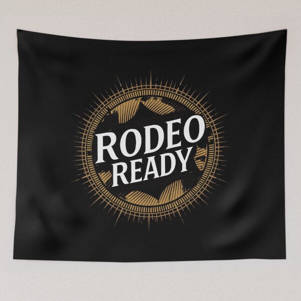 Item preview, Rodeo Ready vintage cowboy designs designed and sold by Redjakkal.