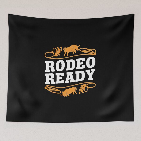 Item preview, Rodeo Ready vintage cowboy designs designed and sold by Redjakkal.