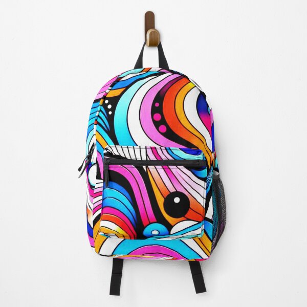 Item preview, Cool Retro Trippy Abstract Aesthetic Colourful Design designed and sold by LoveDesignMania.