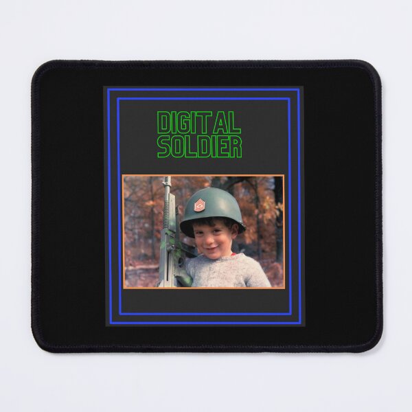 Item preview, JFK JR. DIGITAL SOLDIER BLUE BORDER designed and sold by PatriotCat.