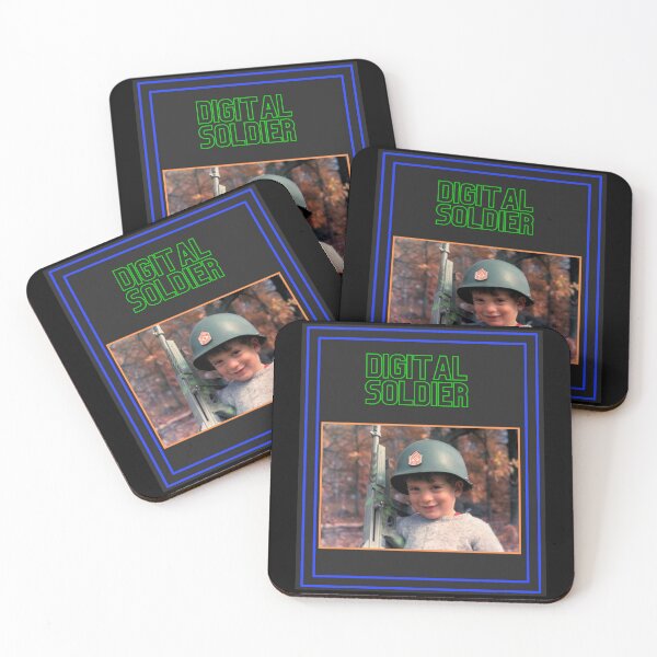 Item preview, JFK JR. DIGITAL SOLDIER BLUE BORDER  designed and sold by PatriotCat.