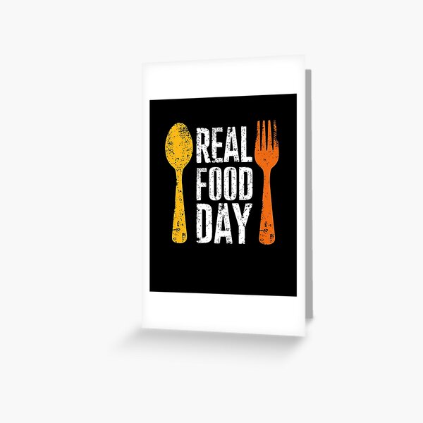 Item preview, Real Food Day t-shirt, Awesome Real Food Day Gift  designed and sold by SlocifieShop.