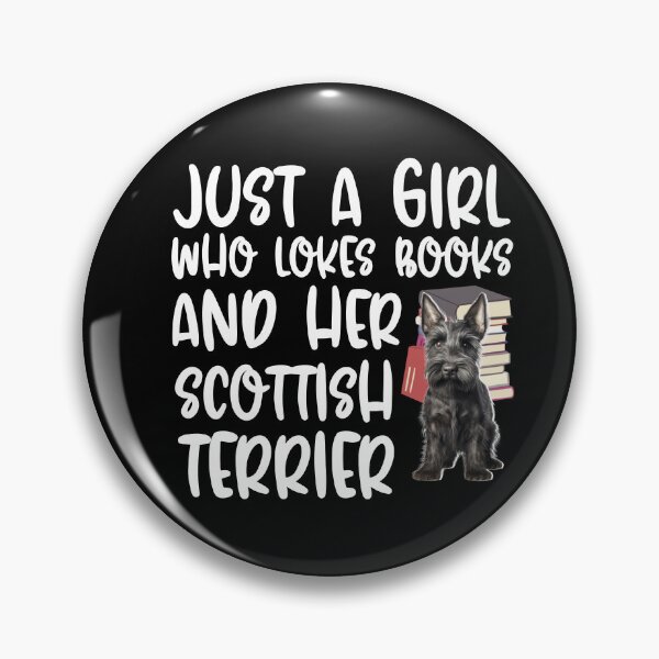 Item preview, Just A Girl Who Loves Books And Her Scottish Terrier designed and sold by TheAnimalZ00.