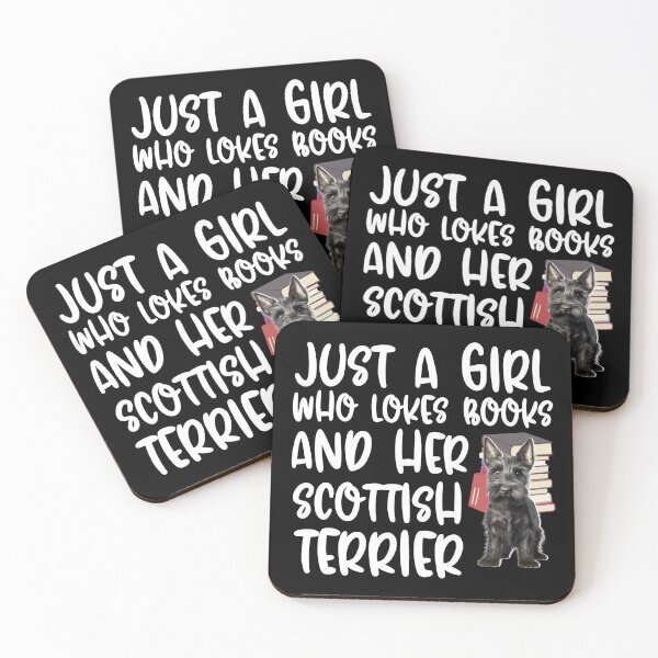 Item preview, Just A Girl Who Loves Books And Her Scottish Terrier designed and sold by TheAnimalZ00.
