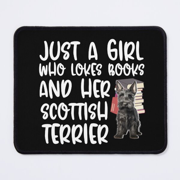 Item preview, Just A Girl Who Loves Books And Her Scottish Terrier designed and sold by TheAnimalZ00.